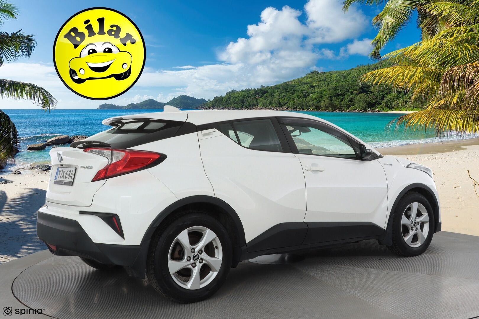 Toyota C-HR 2018 1,8 Hybrid Active - | ACC | Lane Assist | RSA | Navi | Keyless | P.kamera | Bluetooth | Aut. pitkät | Ajotilan valinta | 2x renkaat aluin | Huoltokirja | Suomiauto | 