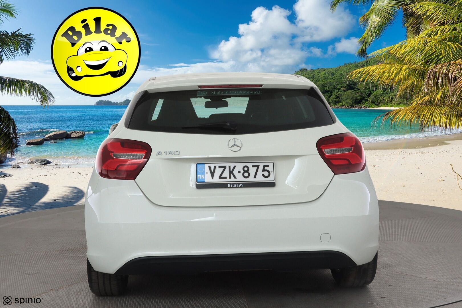 Mercedes-Benz A 2018 180 A Suomi 100 Edition - | Vakkari | Lohko | LED High Performance | P.Kamera | Puolinahat | 1.Om Suomi-auto | Kahdet Renkaat | Merkkihuollettu |
