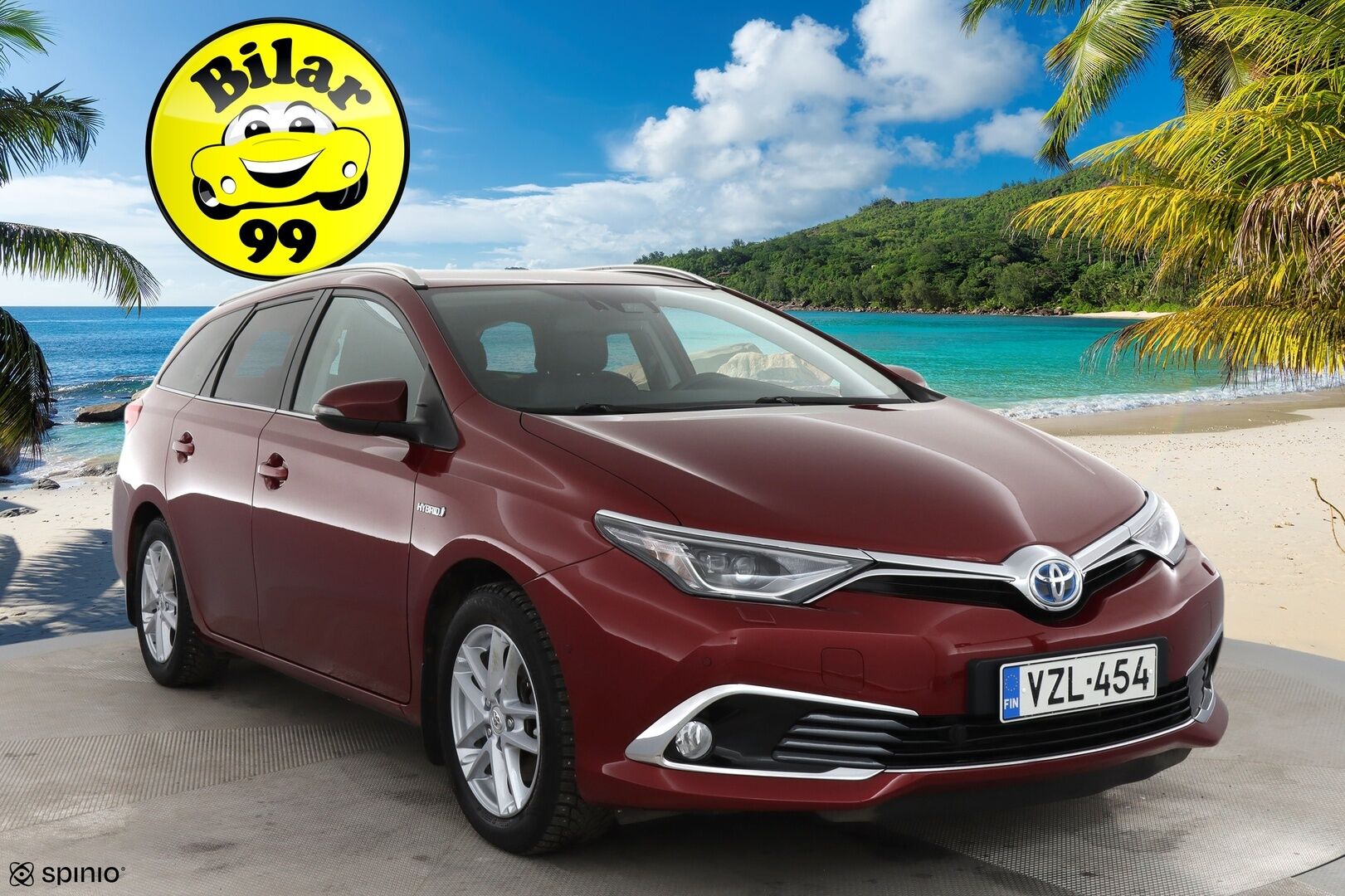 Toyota Auris 2018 Touring Sports 1,8 Hybrid Premium *Peruutuskamera / Isolla näytöllä / Vetokoukku!* - Pieni kulutteinen / Huippusiisti / Kattavasti varusteltu!