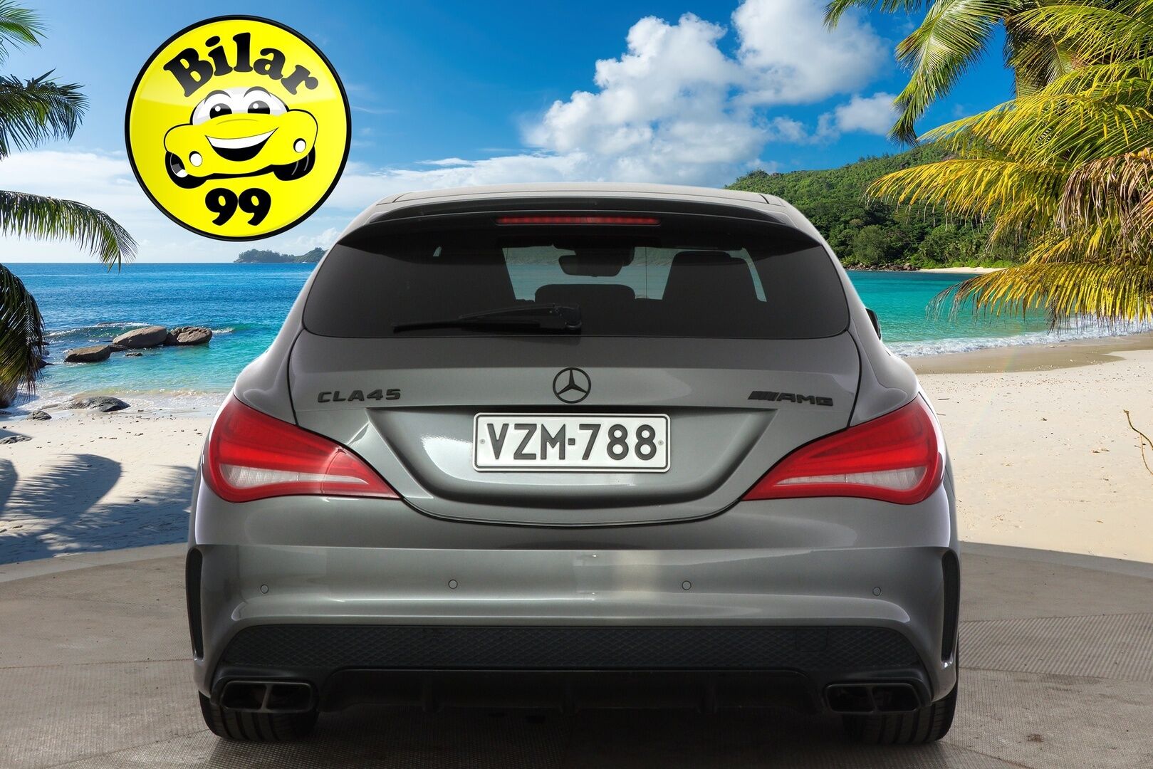 Mercedes-Benz CLA 45 AMG 2016 4MATIC Shooting Brake * Harman&Kardon / ILS / Panorama / Sport-Putkisto / Comand-Navi / Muistit / Night-paketti * - *Juuri huollettu / Upea äänimaailma / Kahdet renkaat vanteilla*