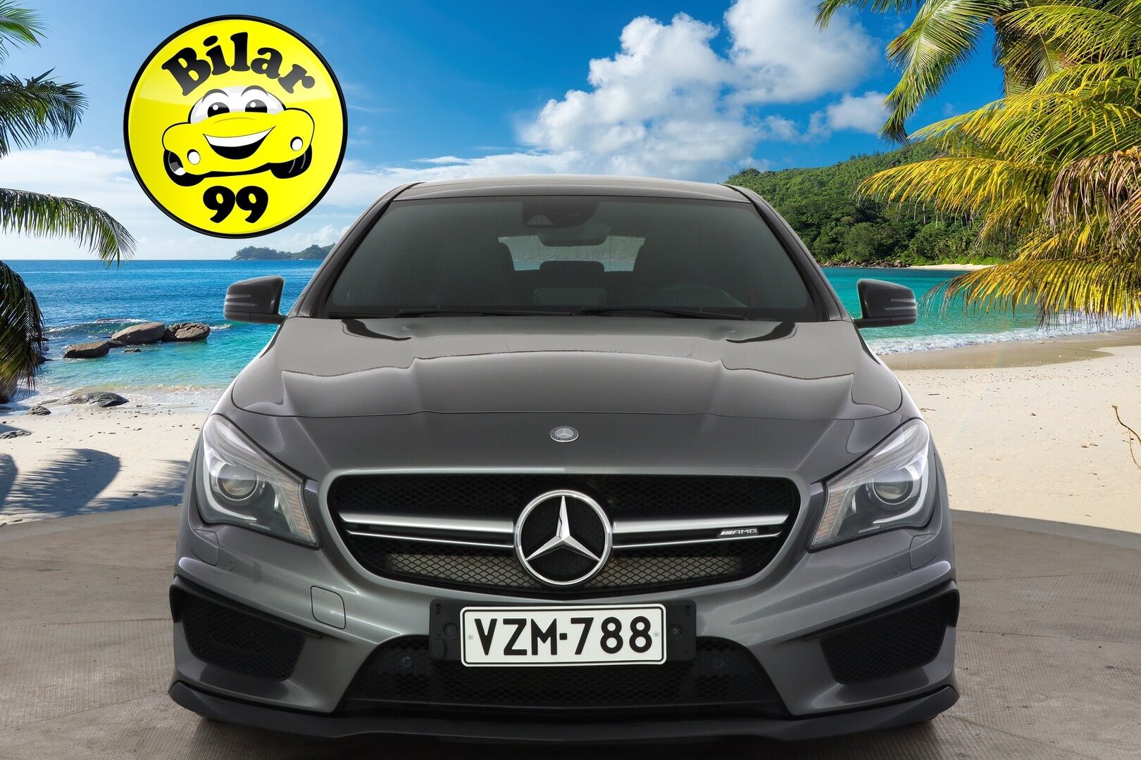 Mercedes-Benz CLA 45 AMG 2016 4MATIC Shooting Brake * H&K / ILS / Panorama / Sport-Putkisto / Navi / Muistit * - *Juuri huollettu / Upea äänimaailma / Kahdet renkaat vanteilla*