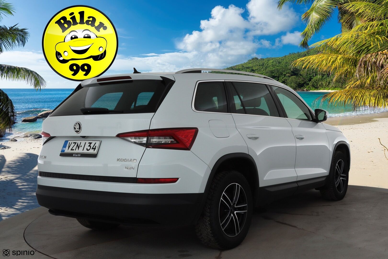 Skoda Kodiaq 2018 1,4 TSI 4x4 Style DSG * Panorama / Webasto / Koukku / ACC / LED / 360 / Canton / Muistipenkit * - Suomi-auto / Kahdet renkaat aluvanteilla