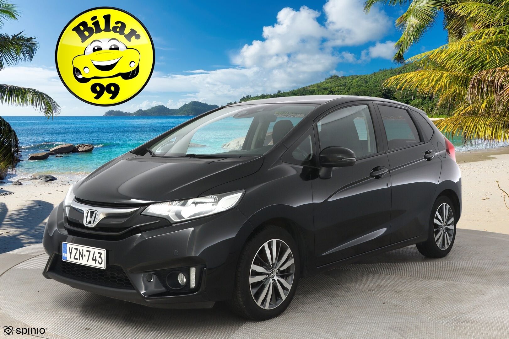 Honda Jazz 2018 5D 1,3 Elegance Navi CVT **Siisti ja vähän ajettu / Kamera / Tutkat / Vakkari** - Kahdet renkaat aluvantein / Tutkat edessä ja takana / Hyvä huoltohistoria