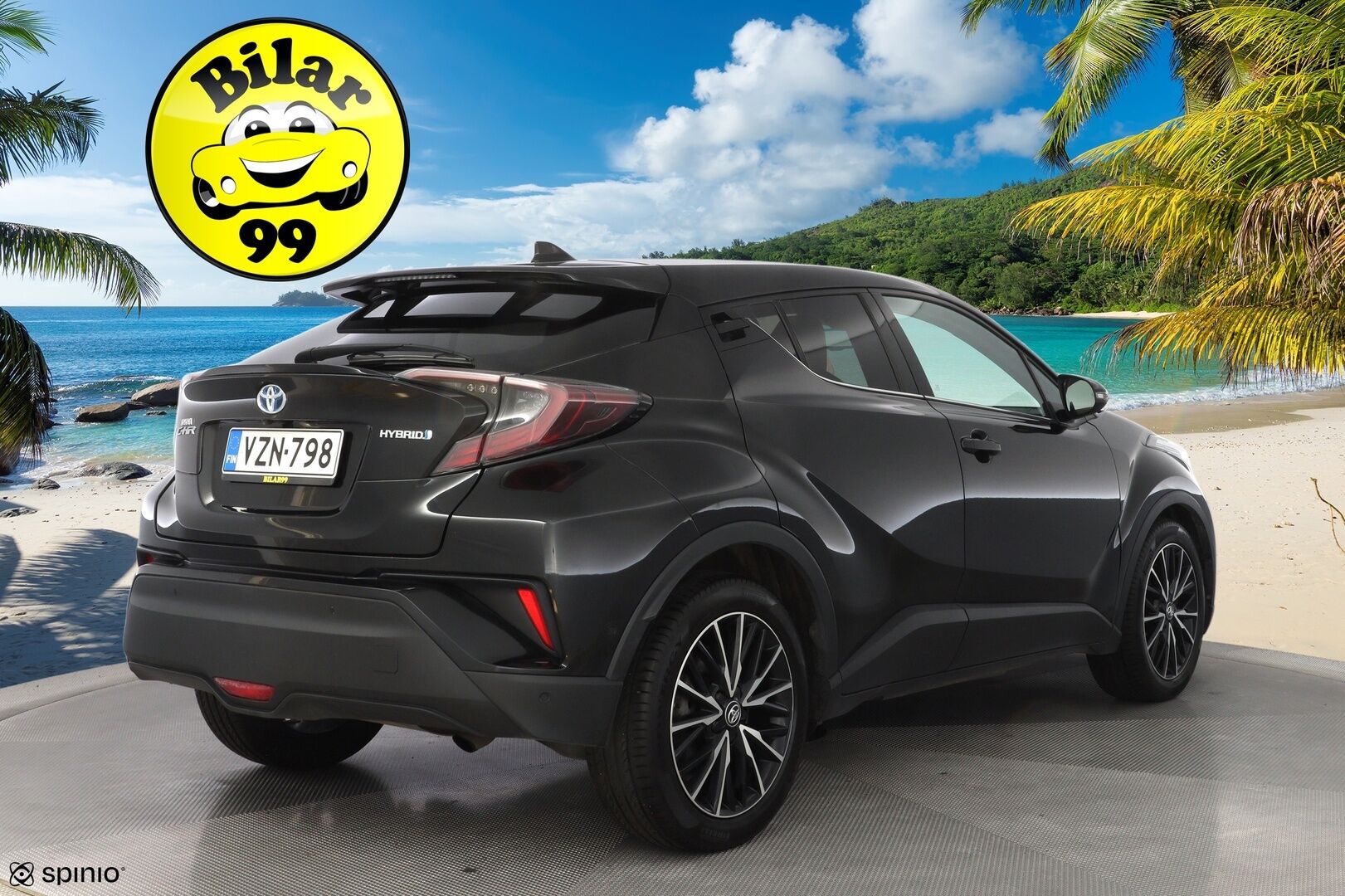 Toyota C-HR 2018 1.8 Hybrid Premium * ACC / Peruutuskamera / Puolinahkasisusta / Lohkolämmitin * - Suomi-auto / Merkkiliikkeen huoltohistoria / Katsastettu 8/25