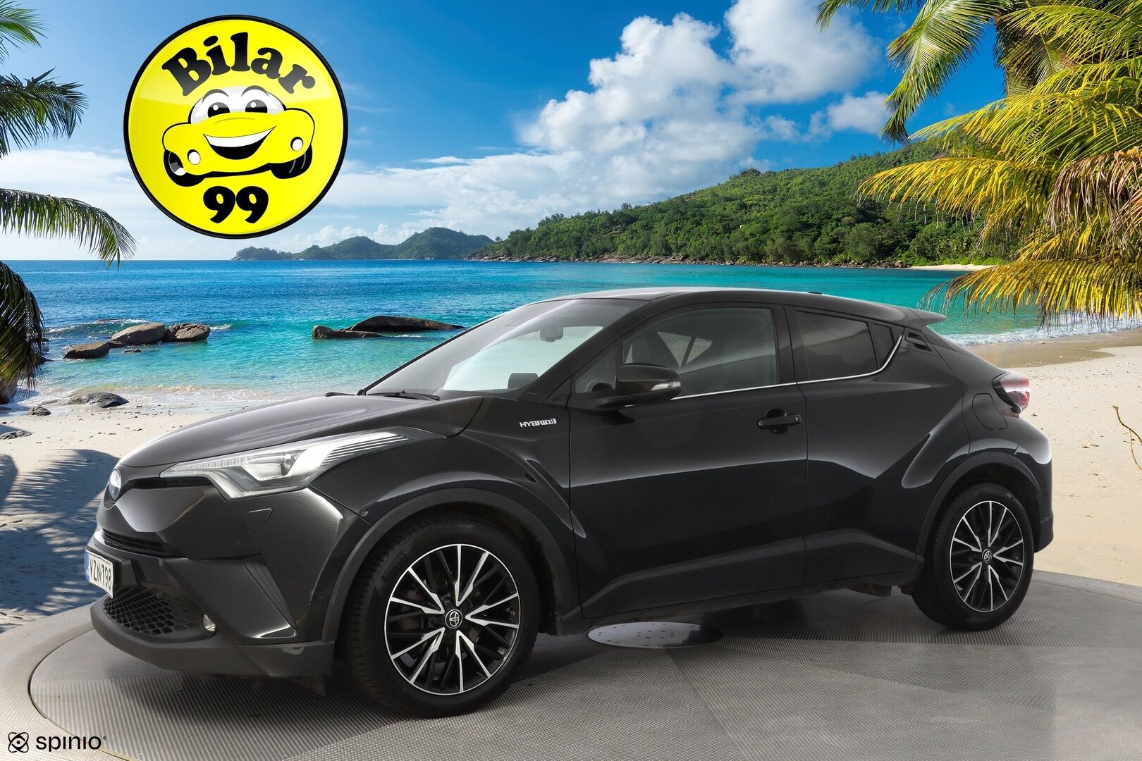 Toyota C-HR 2018 1.8 Hybrid Premium * ACC / Peruutuskamera / Puolinahkasisusta / Lohkolämmitin * - Suomi-auto / Merkkiliikkeen huoltohistoria / Katsastettu 8/25