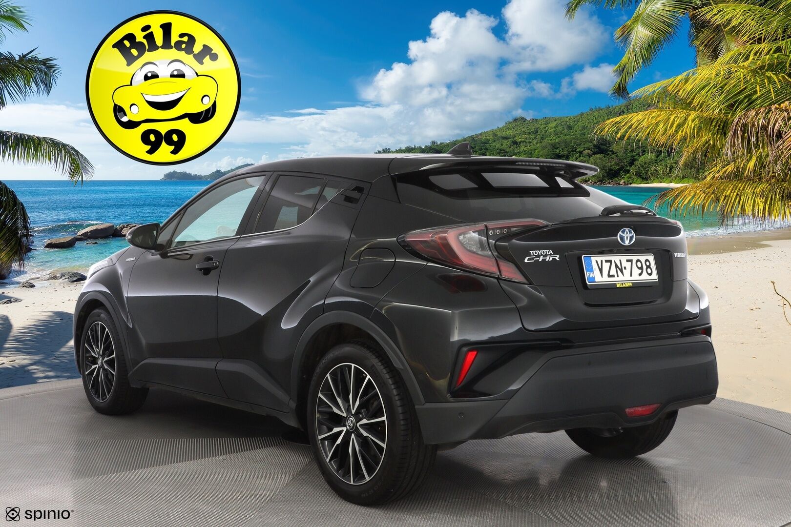 Toyota C-HR 2018 1.8 Hybrid Premium * ACC / Peruutuskamera / Puolinahkasisusta / Lohkolämmitin * - Suomi-auto / Merkkiliikkeen huoltohistoria / Katsastettu 8/25