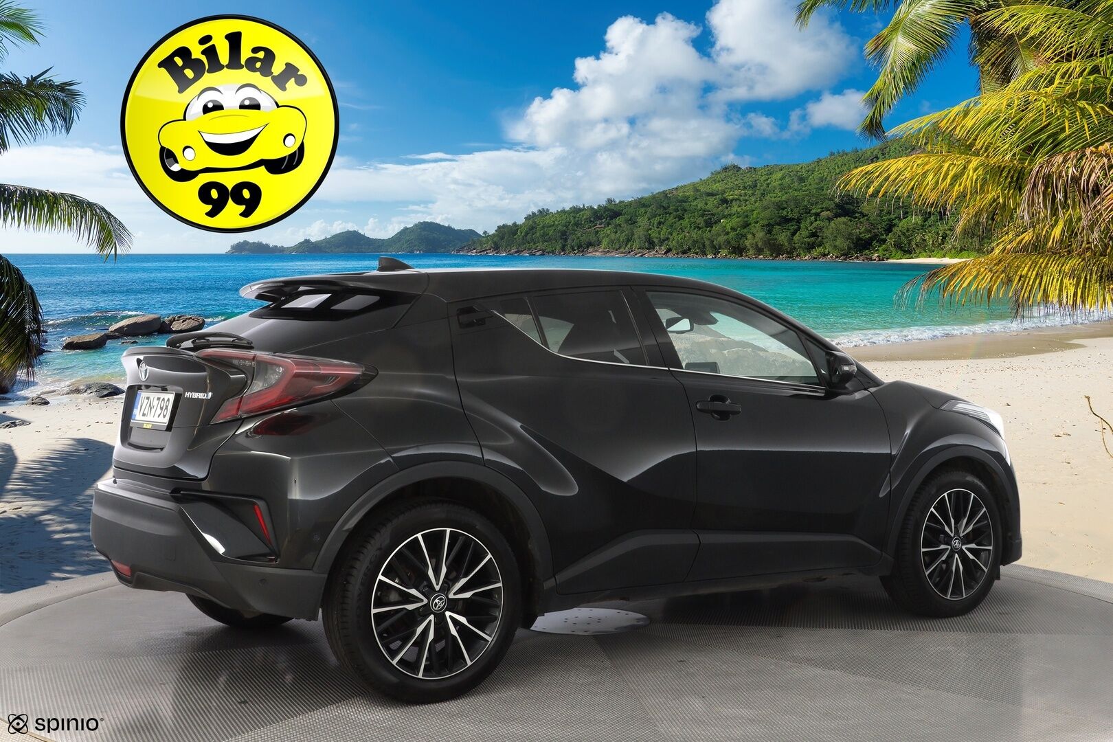 Toyota C-HR 2018 1.8 Hybrid Premium * ACC / Peruutuskamera / Puolinahkasisusta / Lohkolämmitin * - Suomi-auto / Merkkiliikkeen huoltohistoria / Katsastettu 8/25