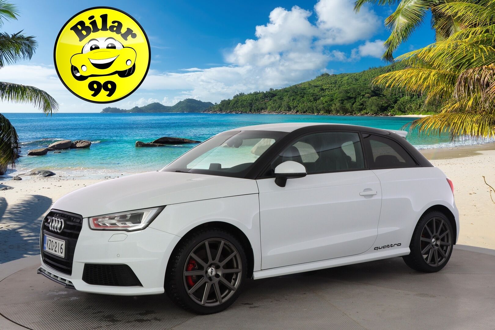 Audi S1 2015 231hv Quattro 2,0 * Bose / Lohko+Sisälämmitin / Nahkasisusta / MMI Plus / Tutkat / Xenon  / Black-Gloss Styling * - *Kahdet renkaat vanteineen / Sähäkkä neliveto* - HULLU BLACKWEEK KORKOTARJOUS 2,49%