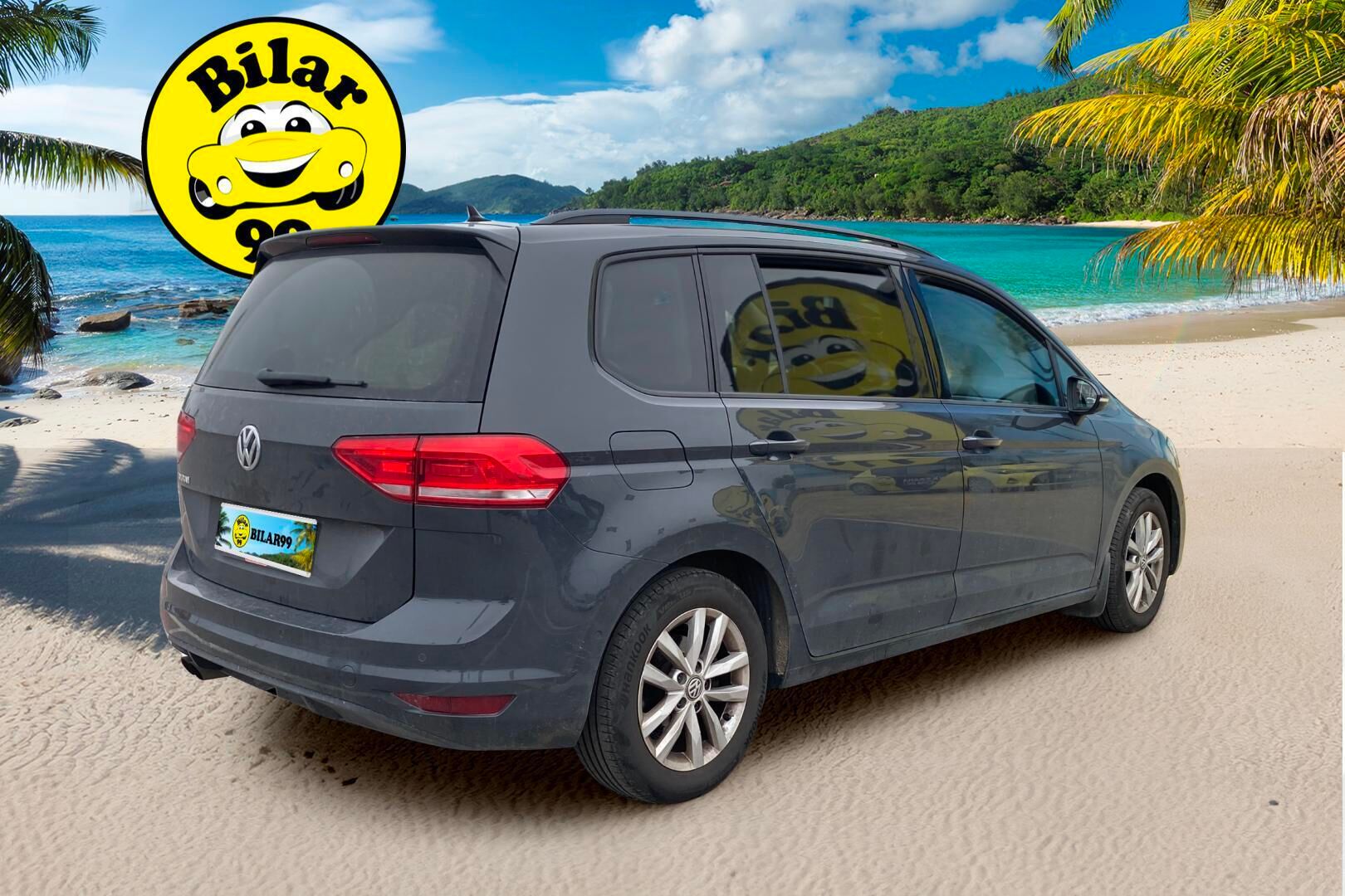 Volkswagen Touran 2018 Comfortline 1,4 TSI 110 kW (150 hv) DSG-automaatti - 7-paikkainen / Webasto / Adapt.vakkari / Vetokoukku / Navi / Sähköluukku / LED / Juuri saapunut / Tulossa myyntiin!