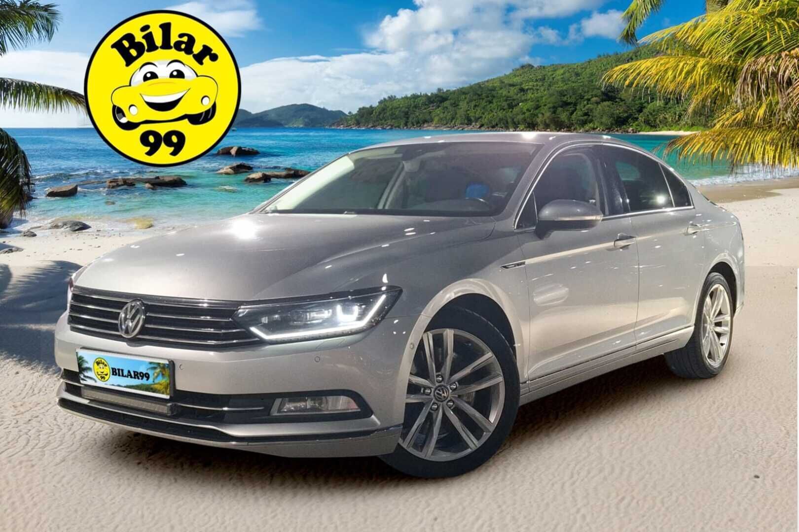 Volkswagen Passat 2015 Sedan Highline 2,0 TDI Biturbo 176 kW (240 hv) 4MOTION DSG *Webasto / ACC / LED / BLIS / Navi / Keyless Go / Park Pilot* - *Särmä huoltohistoria / Kahdet renkaat / Jakohihna juuri vaihdettu*