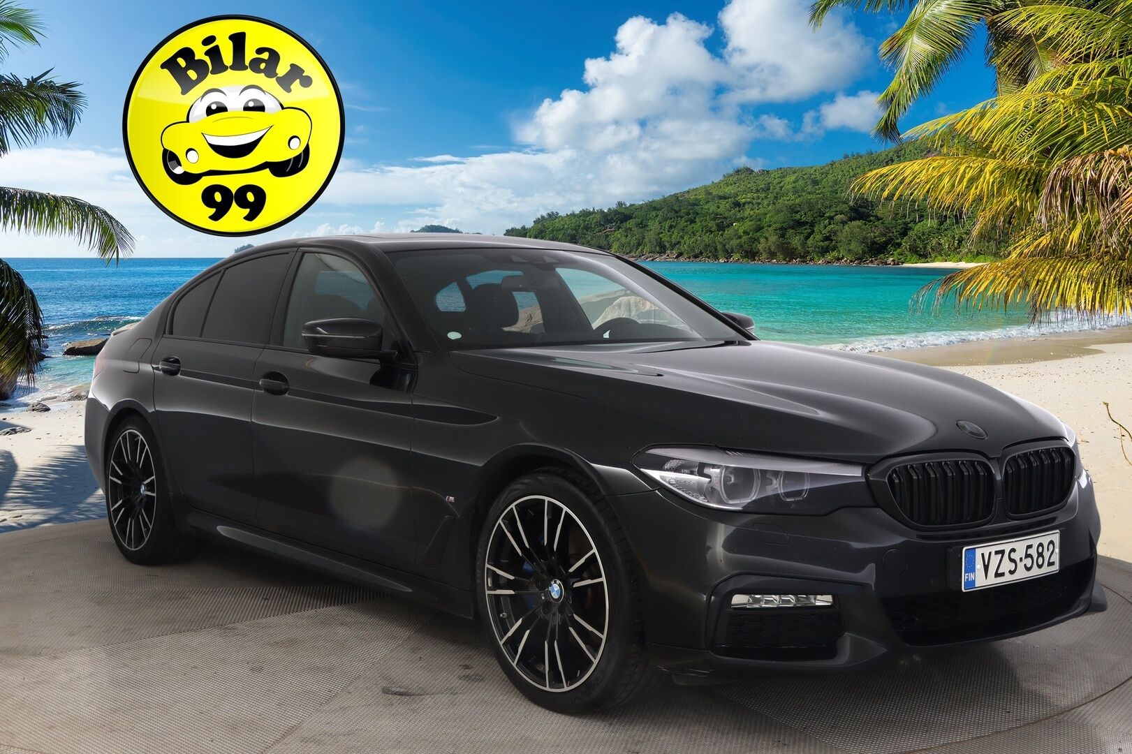 BMW 530 2018 G30 Sedan M-Sport*Hifit / Kattoluukku / Myydään Huutokaupat.com* - *Myydään Huutokaupat.com /2x renkaat & alut*