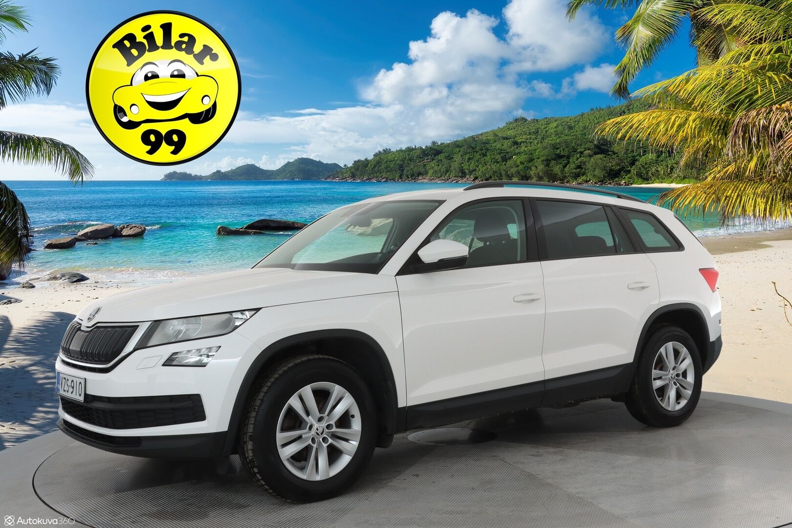 Skoda Kodiaq 2018 2,0 TDI 150 Active DSG Autom. **Panorama / koukku / Webasto / P. tutka / Vakkari / AC / Apple&Android / 2x Renkaat**