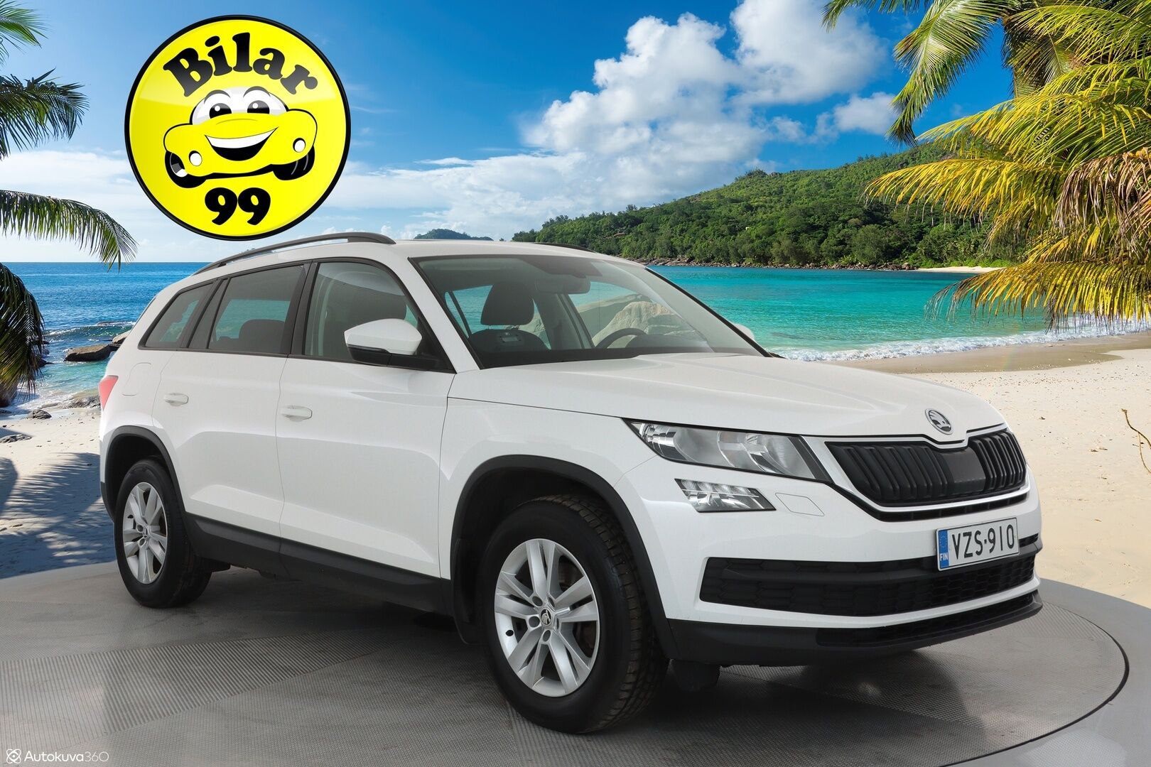 Skoda Kodiaq 2018 2,0 TDI 150 Active DSG Autom. **Panorama / koukku / Webasto / P. tutka / Vakkari / AC / Apple&Android / 2x Renkaat**