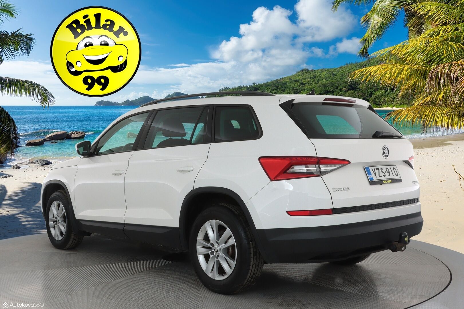 Skoda Kodiaq 2018 2,0 TDI 150 Active DSG Autom. **Panorama / koukku / Webasto / P. tutka / Vakkari / AC / Apple&Android / 2x Renkaat**