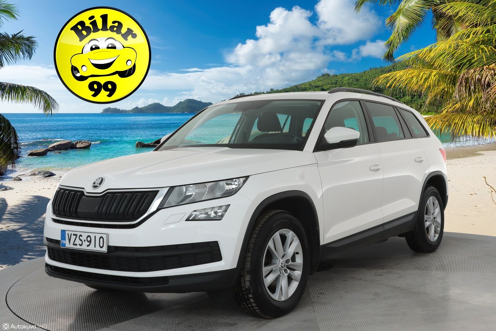 Skoda Kodiaq 2018 2,0 TDI 150 Active DSG Autom. **Panorama / koukku / Webasto / P. tutka / Vakkari / AC / Apple&Android / 2x Renkaat**