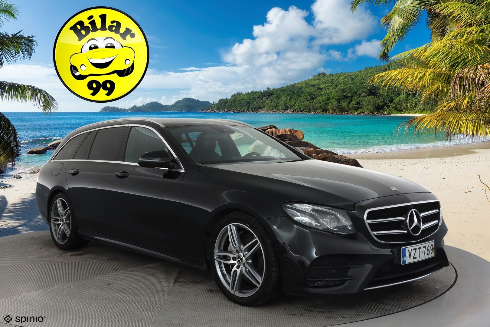 Mercedes-Benz E 2017 220d T A Premium Business AMG **Vakkari / Koukku / 360° / Burmester / Nahka-Alcantara / Multibeam LED**