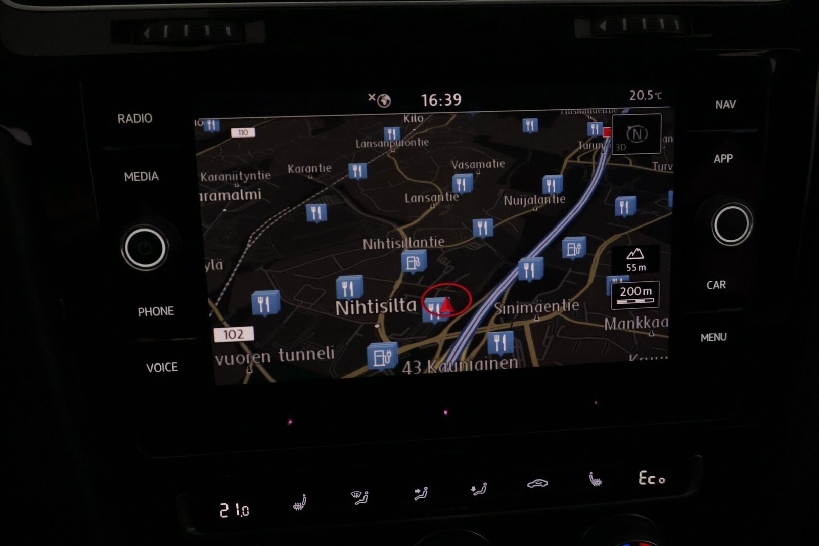 Volkswagen Golf 2018 GTE Plug-In Hybrid 150 kW (204 hv) DSG-automaatti - ACC / Kamera / Ambient / Digimittari / Suomi-auto / Webasto / 2x renkaat 