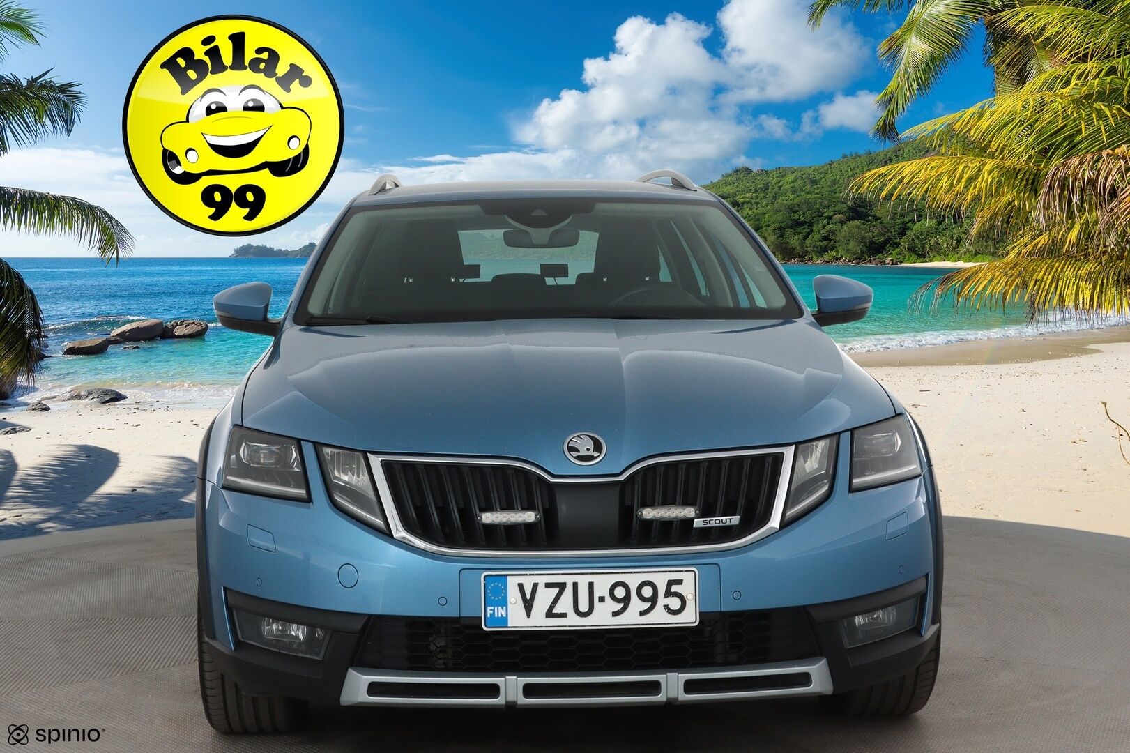 Skoda Octavia 2018 Combi 2,0 TDI 184 4x4 Scout DSG Autom. **Muistipenkki / Adapt.vakkari / Koukku / Webasto / LED / Navi / KeylessGo** - 1.om Suomi-auto / P.kamera / Kahdet renkaat aluvanteilla / Tuulilasin lämmitin / Penkinlämmittimet takana / Ratinlämmitin 