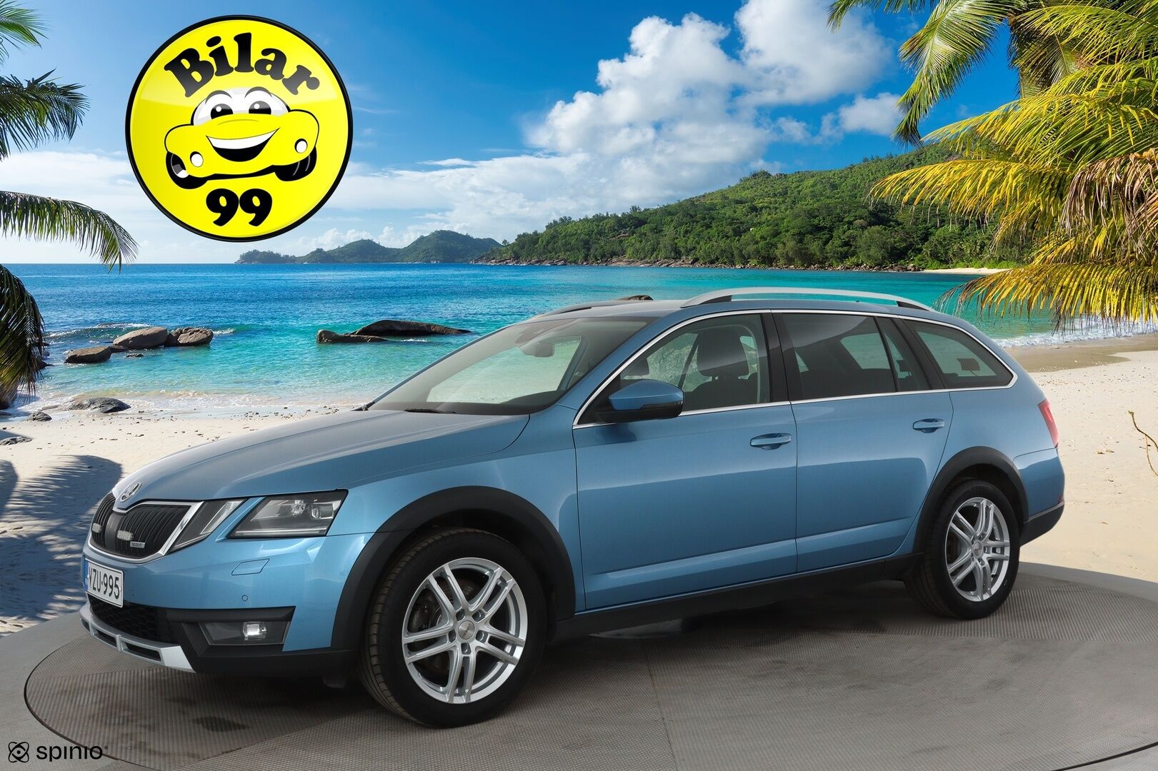 Skoda Octavia 2018 Combi 2,0 TDI 184 4x4 Scout DSG Autom. **Muistipenkki / Adapt.vakkari / Koukku / Webasto / LED / Navi / KeylessGo** - 1.om Suomi-auto / P.kamera / Kahdet renkaat aluvanteilla / Tuulilasin lämmitin / Penkinlämmittimet takana / Ratinlämmitin 