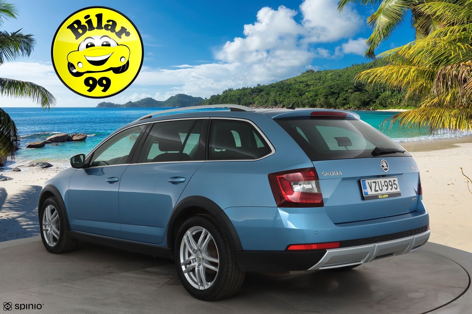 Skoda Octavia 2018 Combi 2,0 TDI 184 4x4 Scout DSG Autom. **Muistipenkki / Adapt.vakkari / Koukku / Webasto / LED / Navi / KeylessGo** - 1.om Suomi-auto / P.kamera / Kahdet renkaat aluvanteilla / Tuulilasin lämmitin / Penkinlämmittimet takana / Ratinlämmitin 