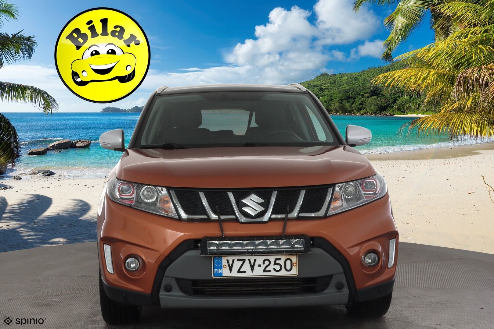 Suzuki Vitara 2018 140 BOOSTERJET 4WD S 6AT - | ACC | Webasto | Koukku | Nahka-alcantara | LED | P.kamera ja tutkat | Navi | Apple & Android | Keyless | Merkkihuollot | 2x renkaat aluin | 