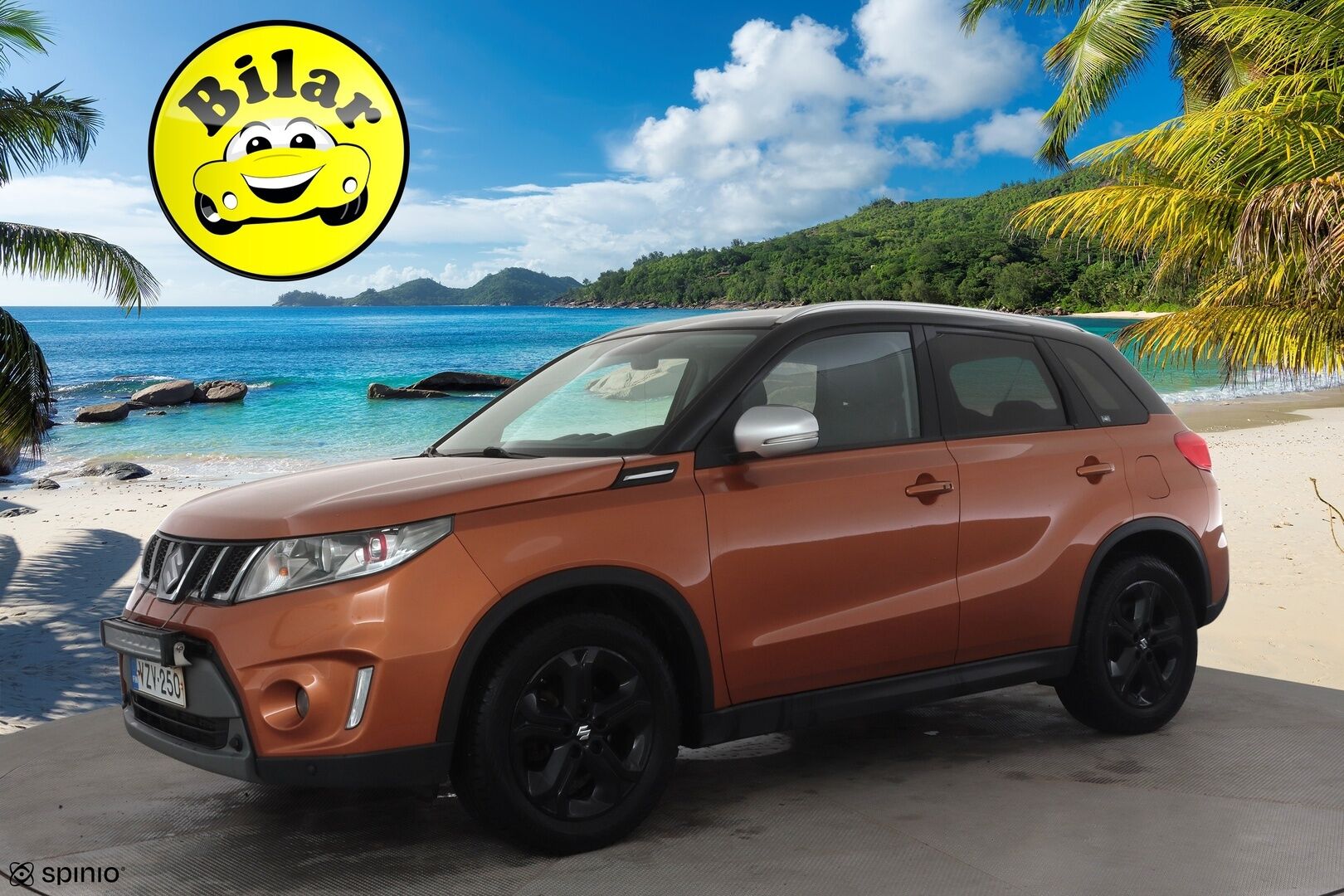 Suzuki Vitara 2018 140 BOOSTERJET 4WD S 6AT - | ACC | Webasto | Koukku | Nahka-alcantara | LED | P.kamera ja tutkat | Navi | Apple & Android | Keyless | Merkkihuollot | 2x renkaat aluin | 