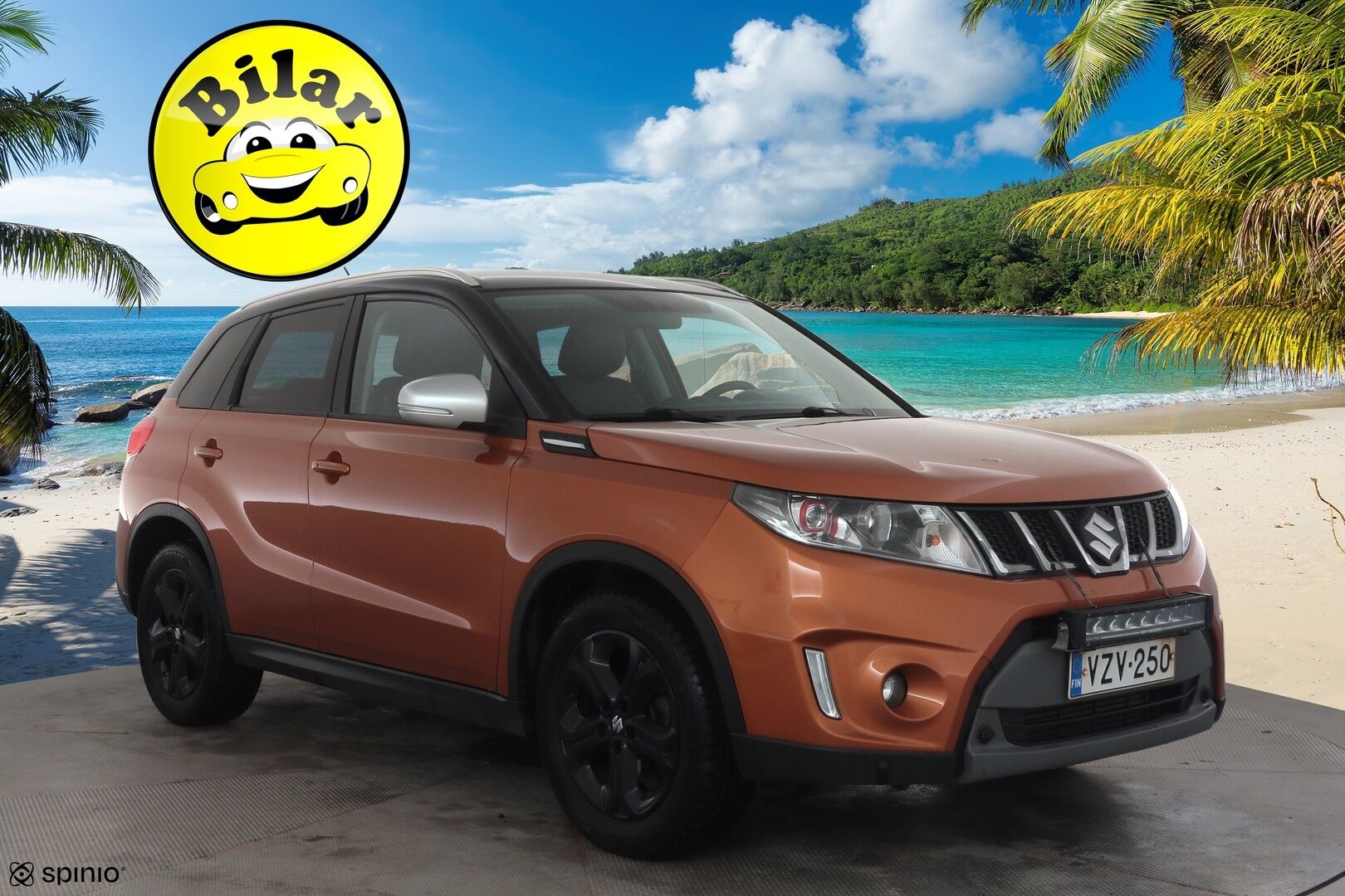 Suzuki Vitara 2018 140 BOOSTERJET 4WD S 6AT - | ACC | Webasto | Koukku | Nahka-alcantara | LED | P.kamera ja tutkat | Navi | Apple & Android | Keyless | Merkkihuollot | 2x renkaat aluin | 