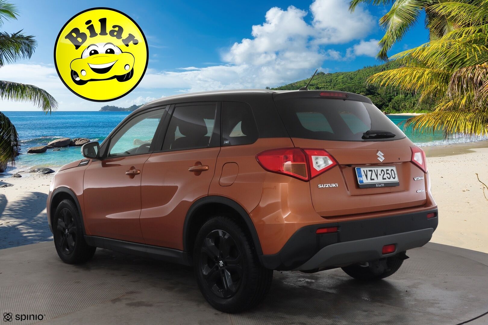 Suzuki Vitara 2018 140 BOOSTERJET 4WD S 6AT - | ACC | Webasto | Koukku | Nahka-alcantara | LED | P.kamera ja tutkat | Navi | Apple & Android | Keyless | Merkkihuollot | 2x renkaat aluin | 