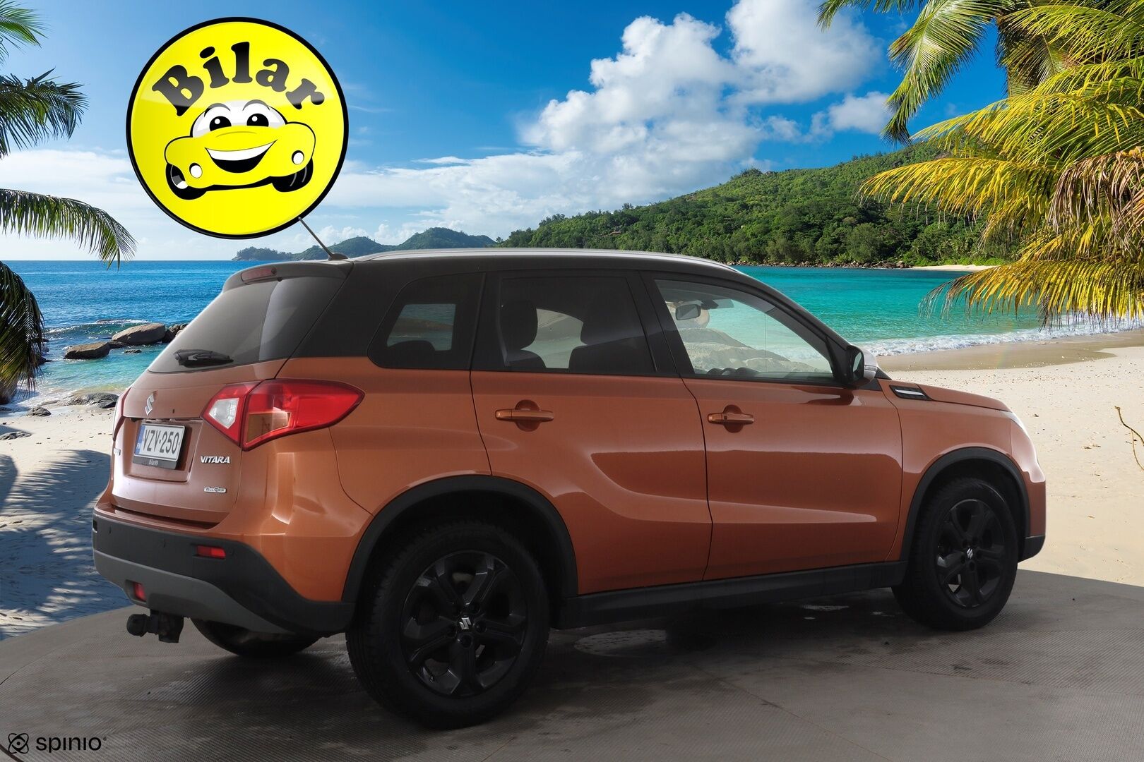 Suzuki Vitara 2018 140 BOOSTERJET 4WD S 6AT - | ACC | Webasto | Koukku | Nahka-alcantara | LED | P.kamera ja tutkat | Navi | Apple & Android | Keyless | Merkkihuollot | 2x renkaat aluin | 