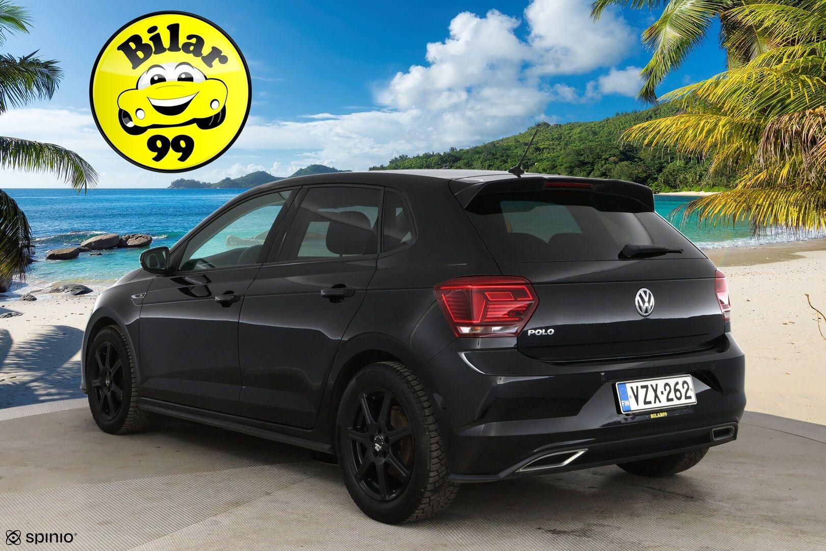 Volkswagen Polo 2018 R-Line 1,0 TSI 70 kW (95 hv) DSG-aut / 2. om Suomi auto / Digimittaristo / Vakkari / Tutkat / LED - 2x renkaat / Juuri katsastettu / Jakopää vaihdettu 2024! 