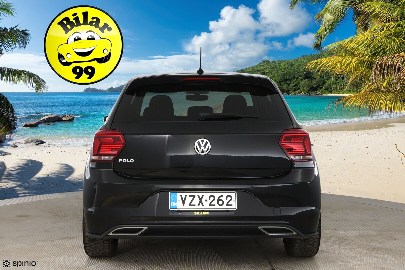 Volkswagen Polo 2018 R-Line 1,0 TSI 70 kW (95 hv) DSG-aut / 2. om Suomi auto / Digimittaristo / Vakkari / Tutkat / LED - 2x renkaat / Juuri katsastettu / Jakopää vaihdettu 2024! 