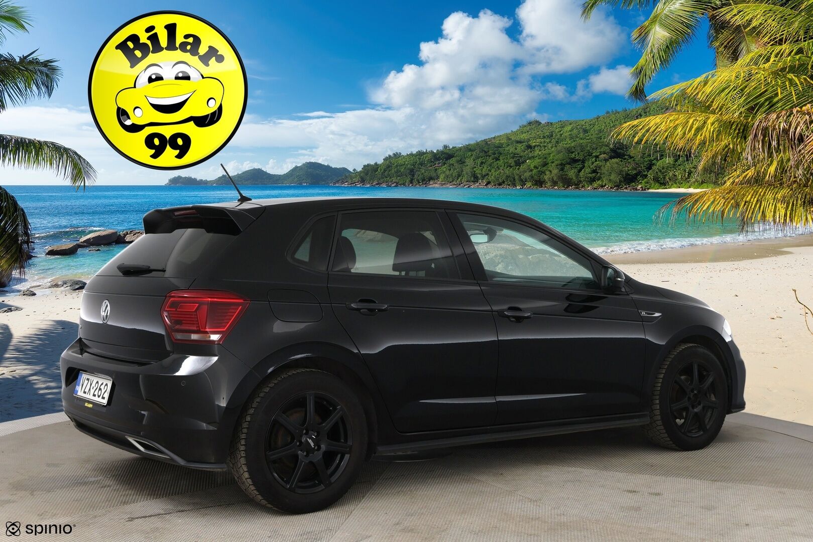 Volkswagen Polo 2018 R-Line 1,0 TSI 70 kW (95 hv) DSG-aut / 2. om Suomi auto / Digimittaristo / Vakkari / Tutkat / LED - 2x renkaat / Juuri katsastettu / Jakopää vaihdettu 2024! 