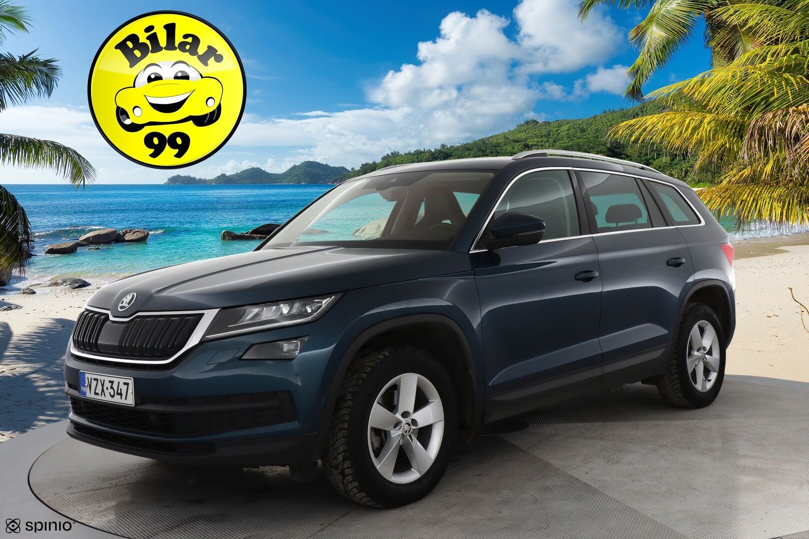 Skoda Kodiaq 2018 2,0 TDI 150 4x4 Style DSG Autom. *Webasto / Canton / Muistinahat / Adapt. Vakkari / Koukku / Tutkat* - 1-om. Suomi-auto! / 2x aluvanteet / Lämmitettävä tuulilasi