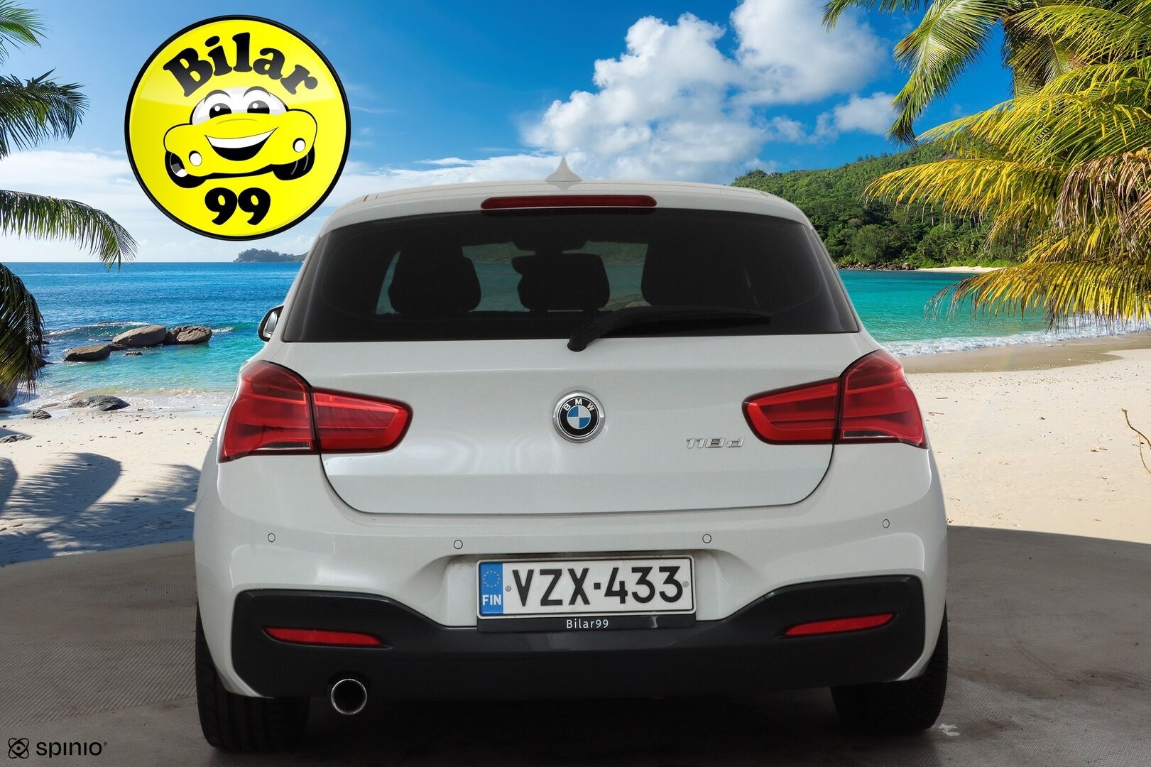 BMW 118 2018 F20 Hatchback 118d A Business M Sport * Hifi / P.tutka / Vakkari / Lohko+Sisä / LED / Navi / Sporttipenkit / Ratinlämmitin * - Kahdet renkaat aluvanteilla