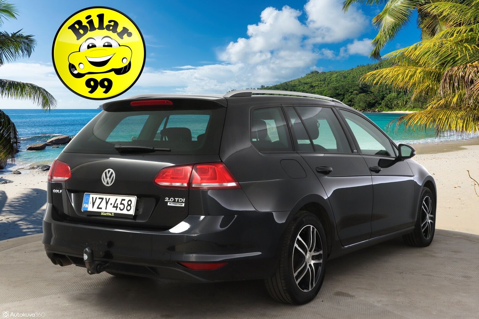 Volkswagen Golf 2017 Variant Allstar 2,0 TDI 110 kW (150 hv) DSG-automaatti * Panoraama / Koukku / Tutkat / Lohkolämmitin * - * 1-om Suomessa / Hyvin huollettu / 2x hyvät renkaat / Hihna vaihdettu *