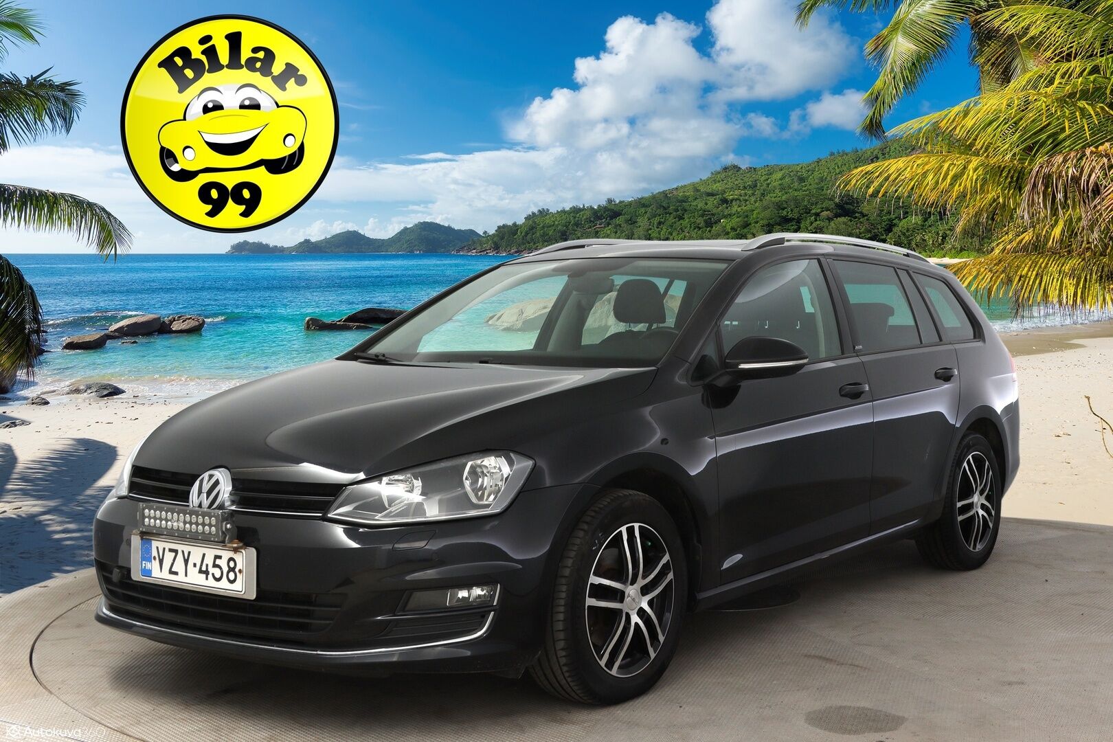 Volkswagen Golf 2017 Variant Allstar 2,0 TDI 110 kW (150 hv) DSG-automaatti * Panoraama / Koukku / Tutkat / Lohkolämmitin * - * 1-om Suomessa / Hyvin huollettu / 2x hyvät renkaat / Hihna vaihdettu *