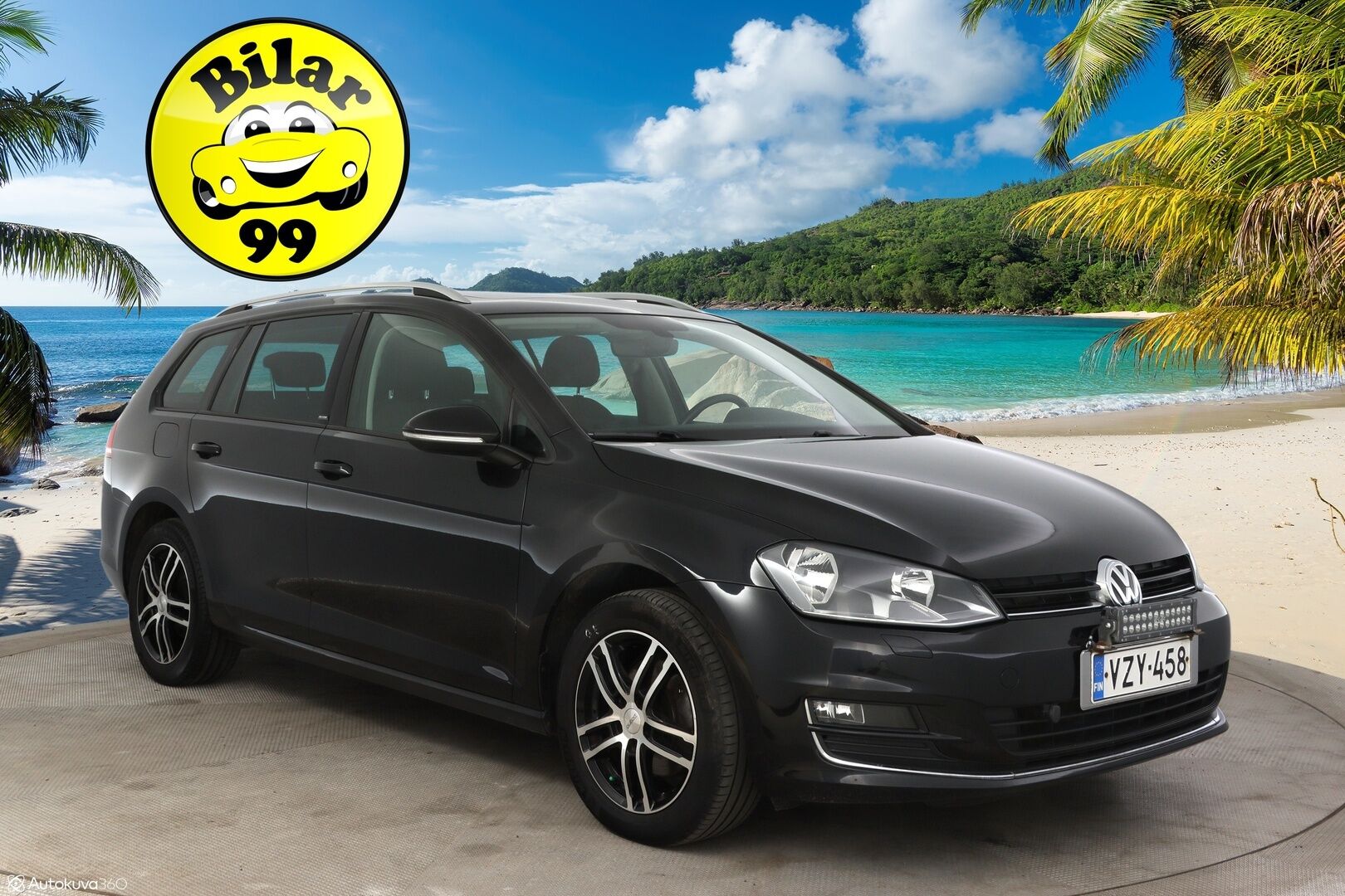 Volkswagen Golf 2017 Variant Allstar 2,0 TDI 110 kW (150 hv) DSG-automaatti * Panoraama / Koukku / Tutkat / Lohkolämmitin * - * 1-om Suomessa / Hyvin huollettu / 2x hyvät renkaat / Hihna vaihdettu *
