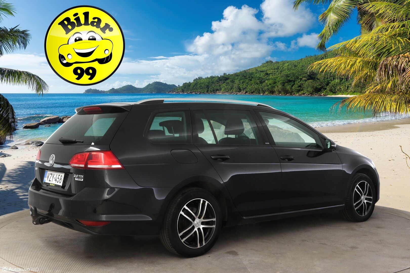 Volkswagen Golf 2017 Variant Allstar 2,0 TDI 110 kW (150 hv) DSG-automaatti * Panoraama / Koukku / Tutkat / Lohkolämmitin * - * 1-om Suomessa / Hyvin huollettu / 2x hyvät renkaat / Hihna vaihdettu *