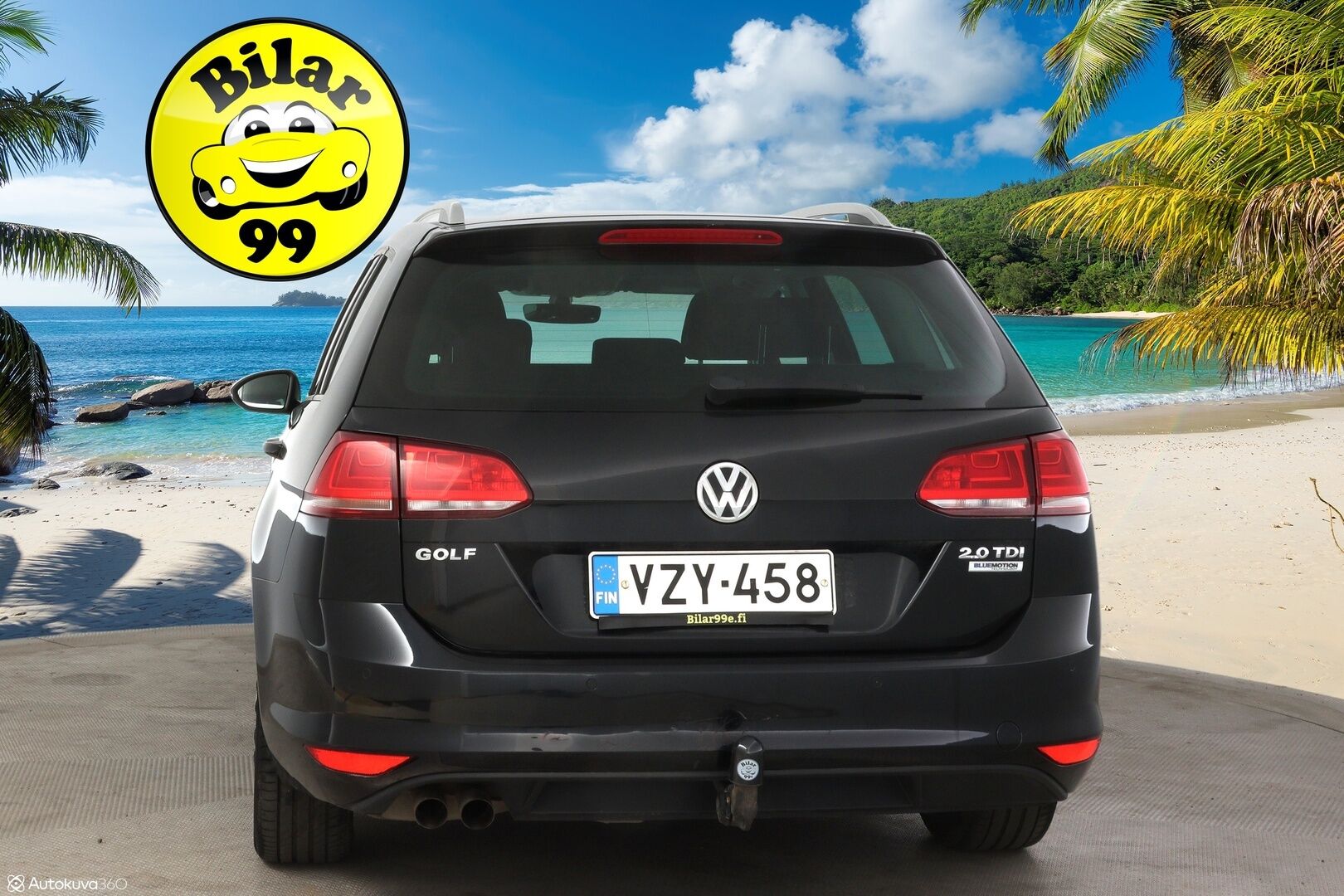 Volkswagen Golf 2017 Variant Allstar 2,0 TDI 110 kW (150 hv) DSG-automaatti * Panoraama / Koukku / Tutkat / Lohkolämmitin * - * 1-om Suomessa / Hyvin huollettu / 2x hyvät renkaat / Hihna vaihdettu *