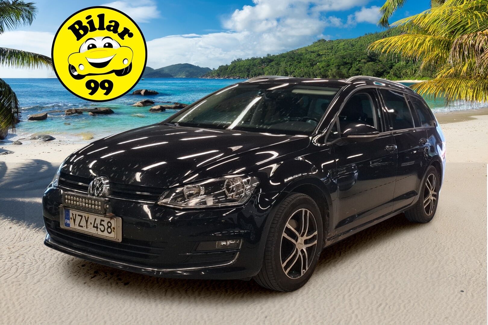 Volkswagen Golf 2017 Variant Allstar 2,0 TDI 110 kW (150 hv) DSG-automaatti * Panoraama / Koukku / Tutkat / Lohkolämmitin * - * 1-om Suomessa / Hyvin huollettu / 2x hyvät renkaat / Hihna vaihdettu *