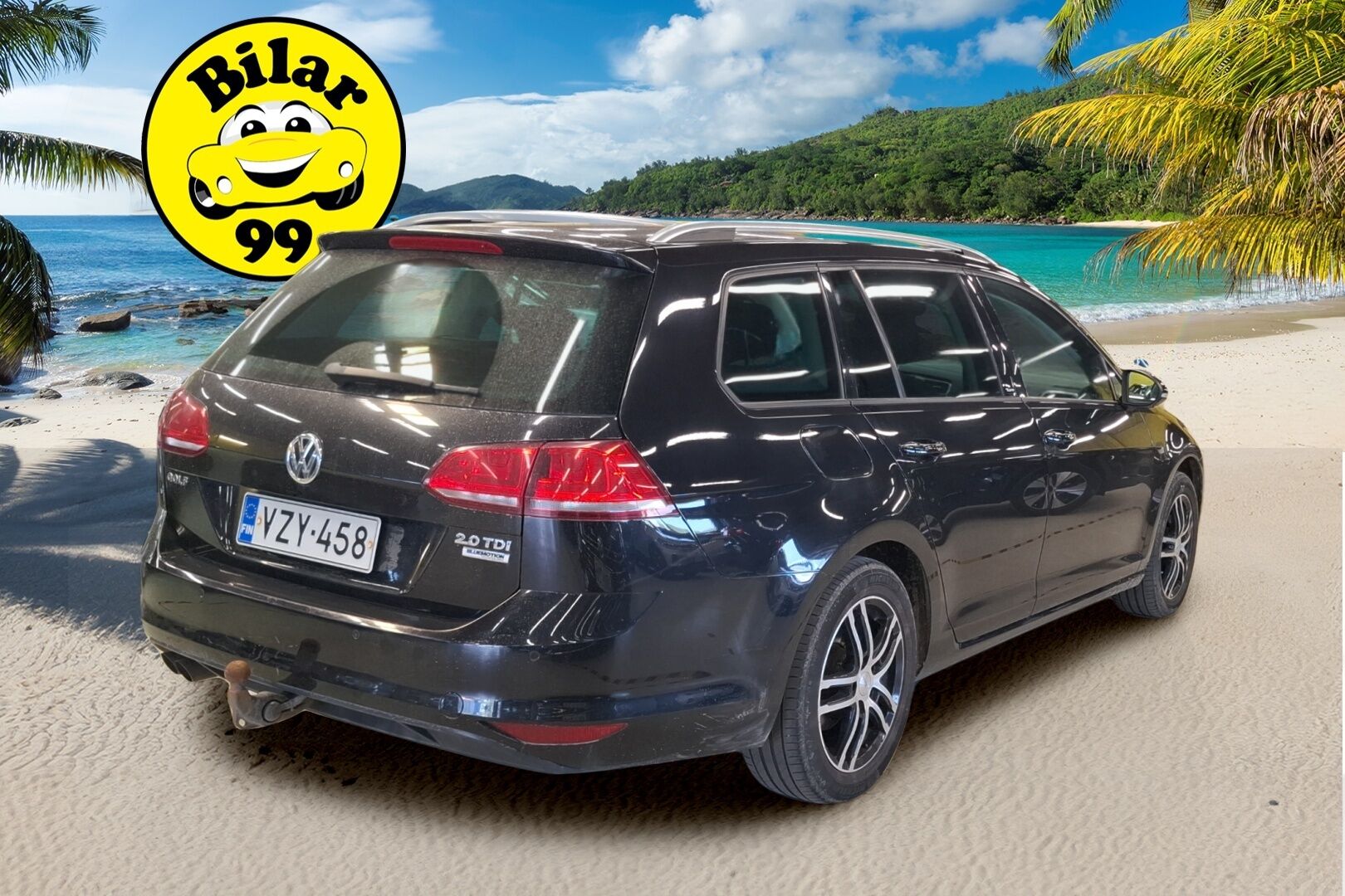Volkswagen Golf 2017 Variant Allstar 2,0 TDI 110 kW (150 hv) DSG-automaatti * Panoraama / Koukku / Tutkat / Lohkolämmitin * - * 1-om Suomessa / Hyvin huollettu / 2x hyvät renkaat / Hihna vaihdettu *