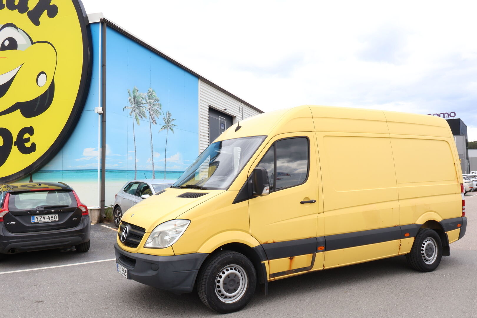 Mercedes-Benz Sprinter 2007 313 CDI Kasten Kevyt kuorma-auto - Järkimetrit! / Webasto / Vetokoukku / Hyvät renkaat!