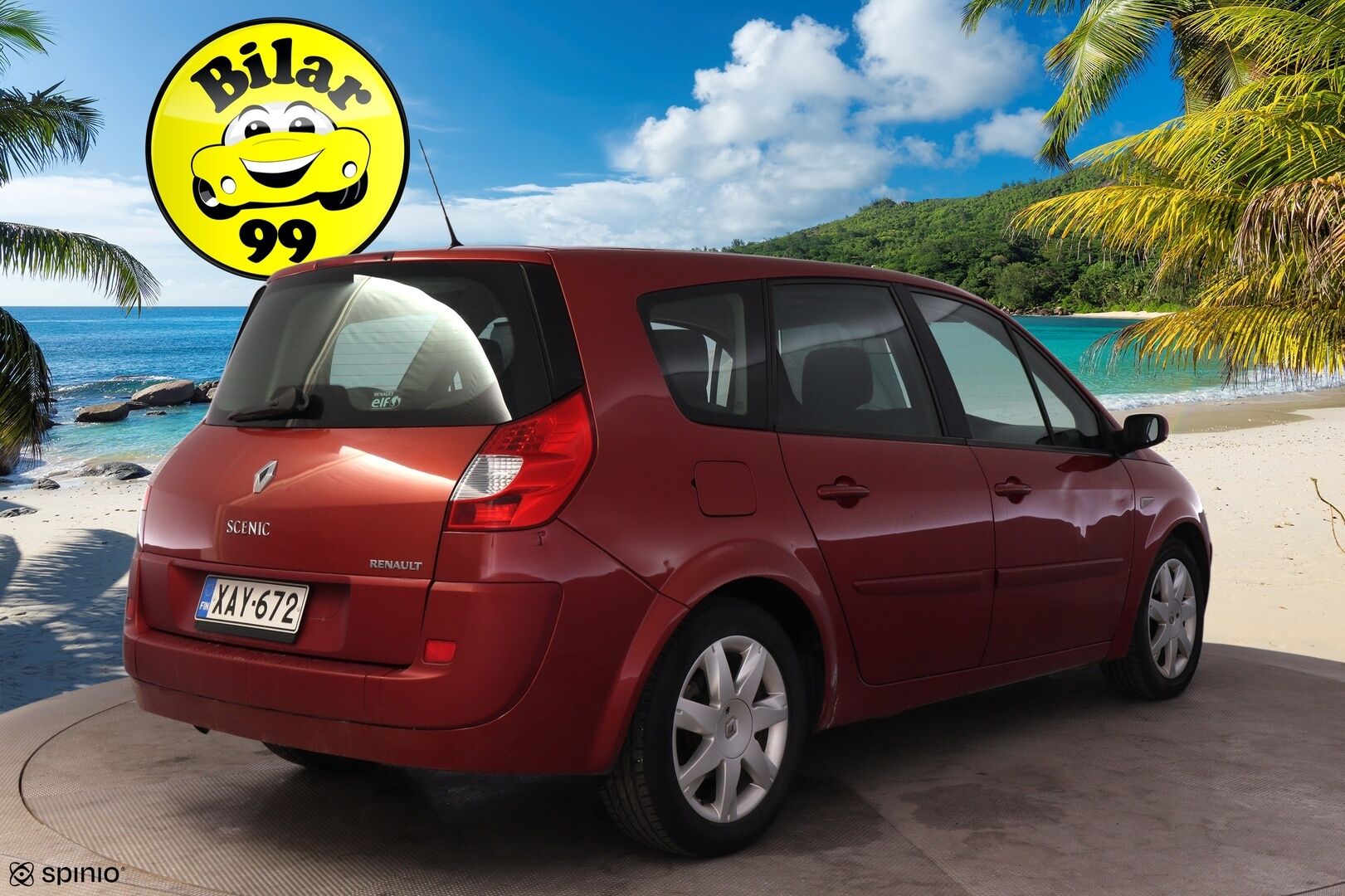 Renault Scenic 2007 Grand Scenic *Tilava perheauto / Ilmastoitu* *Myydään Huutokaupat.com*