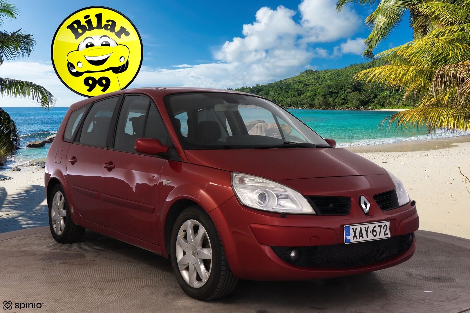 Renault Scenic 2007 Grand Scenic *Tilava perheauto / Ilmastoitu* *Myydään Huutokaupat.com*