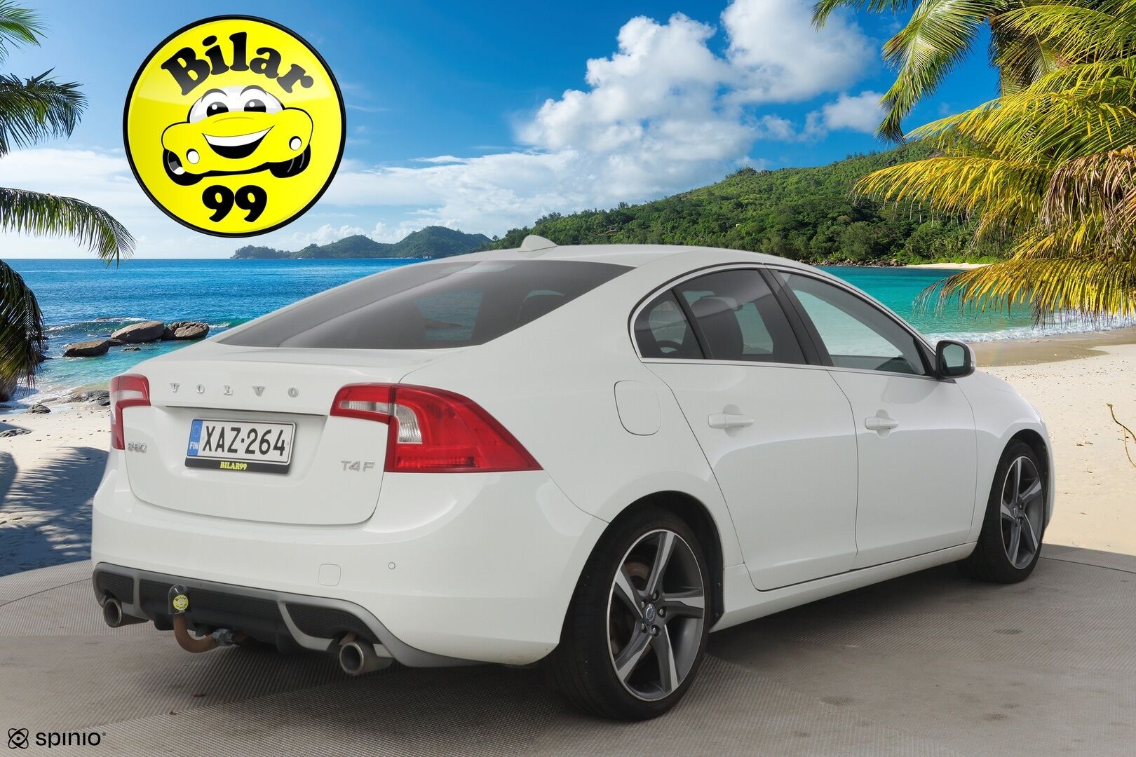 Volvo S60 2012 T4F R-Design Business aut * E85 / Vetokoukku / Parkkitutka taakse / Lohko + sisä * - 13v sama omistaja / Lähes uudet nastat / Etanoli mahdollisuus! * - HULLUT BLACKWEEK JATKOT - KORKOTARJOUS 2,49%