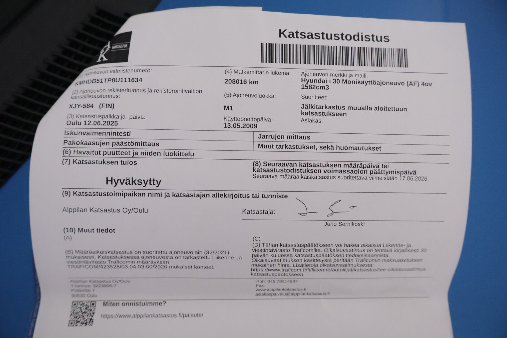 Hyundai i30 2009 1,6 Di 66kW Classic 5d * YritysOutlet - Myydään vain yrityksille *