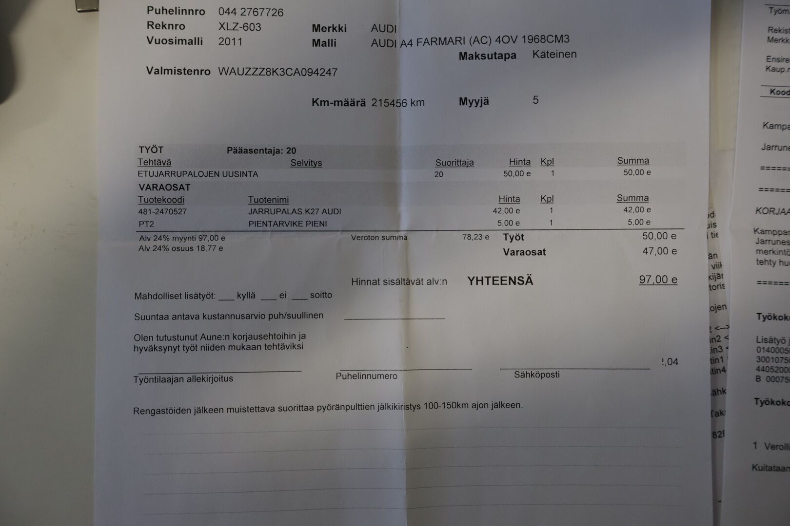 Audi A4 2011 Avant 2,0 TDI e DPF Start-Stop Business Plus*YritysOutlet - Myydään vain yrityksille* - *YritysOutlet - Myydään vain yrityksille*