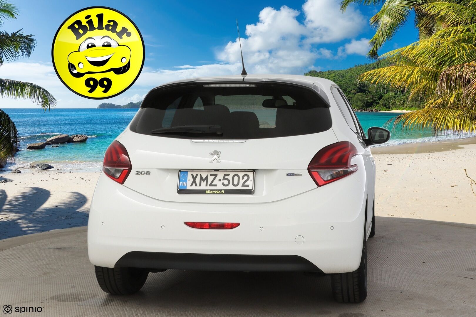 Peugeot 208 2016 Style VTi 82 5-ov ETG Automaatti * Suomi-Auto / Vakionopeudensäädin / Bluetooth / P-tutka takana * - * Todella tyylikäs Suomi-auto / Hyvällä pidolla *