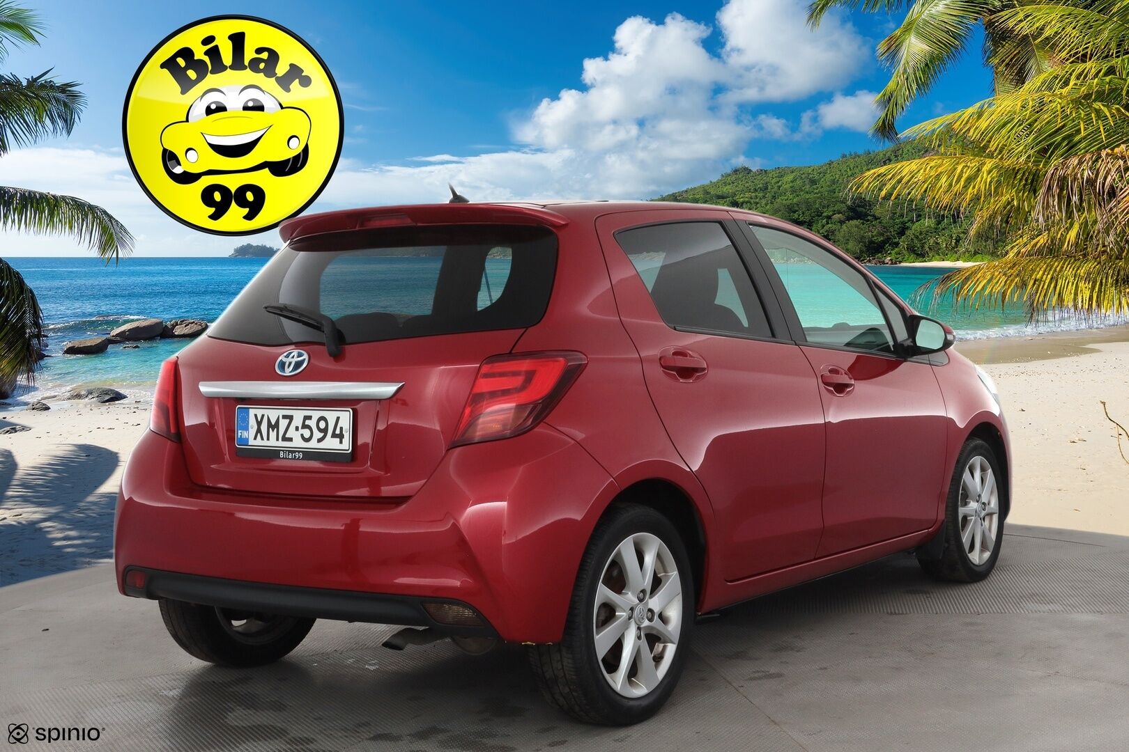 Toyota Yaris 2016 1,5 Hybrid Premium Business * Vakkari / Lasikatto / Kaistavahti / Puolinahat / P.kamera / Lohko+Sisä / Navi / Keyless * - Suomi-auto / Huippuvarusteet - HULLUT AVAJAISHULINAT KORKOTARJOUS 3,29 %