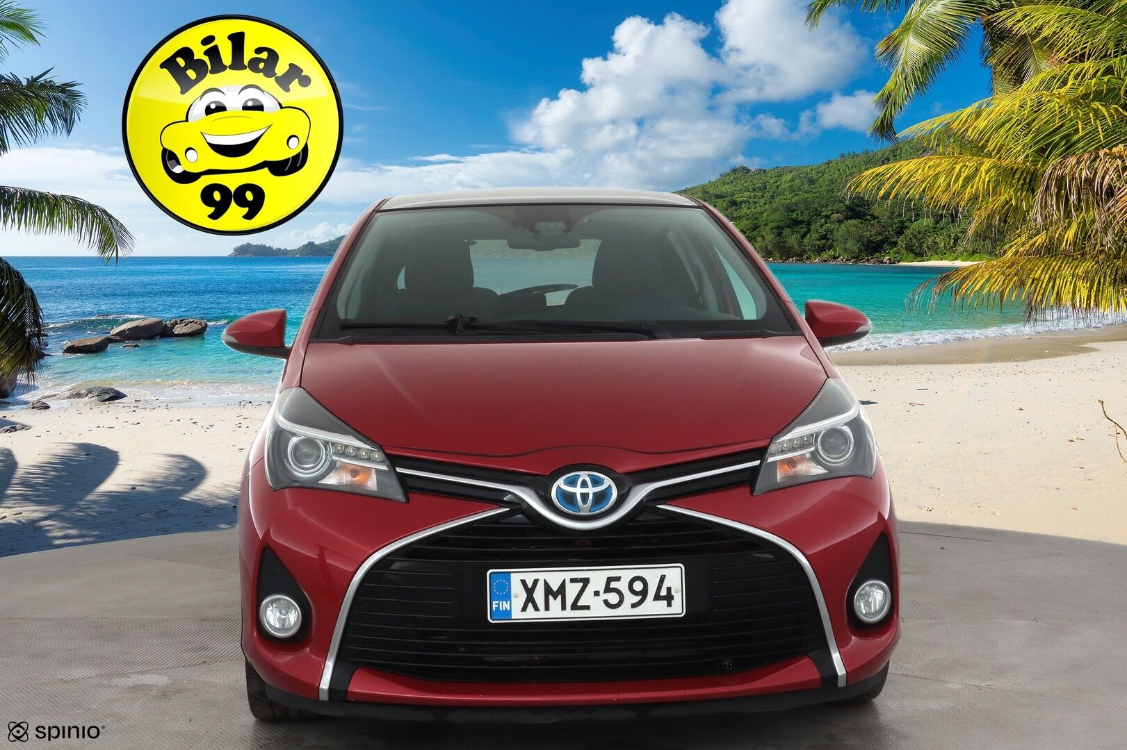 Toyota Yaris 2016 1,5 Hybrid Premium Business * Vakkari / Lasikatto / Kaistavahti / Puolinahat / P.kamera / Lohko+Sisä / Navi / Keyless * - Suomi-auto / Huippuvarusteet - HULLUT AVAJAISHULINAT KORKOTARJOUS 3,29 %